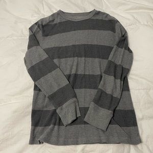 Mens Long Sleeve Stripped Shirt